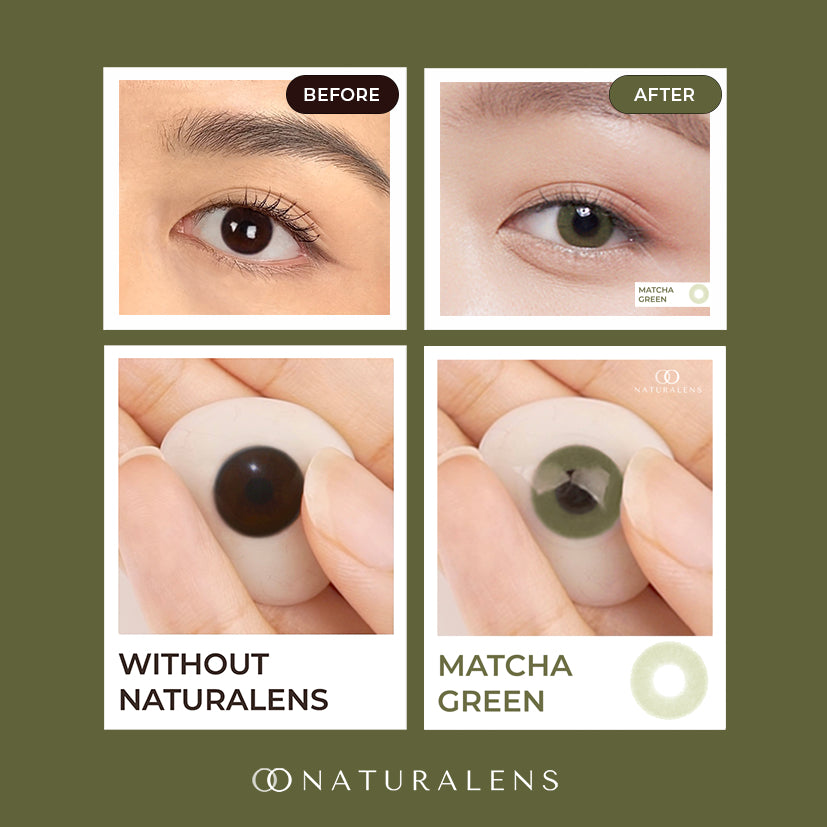 Naturalens Matcha Green Monthly Softlens Biomoist (1PC/SEBELAH) Contact Lens (0 sd -10)