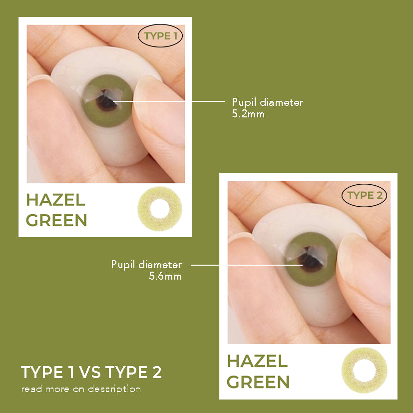 Naturalens Hazel Green Softlens Biomoist (1PC/SEBELAH) Contact Lens (0 sd -10)
