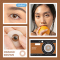 Naturalens Orange Brown Softlens Biomoist (1PC/SEBELAH) Contact Lens (0 sd -10)  / Soft Lens / Lensa Kontak / Soflen / Softlen / Soflens normal minus / Softlense / Lensa mata