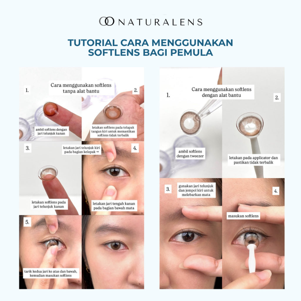 Naturalens Ruby Brown Monthly Softlens BioMoist (1PC/SEBELAH) Contact Lens (0 sd -10)