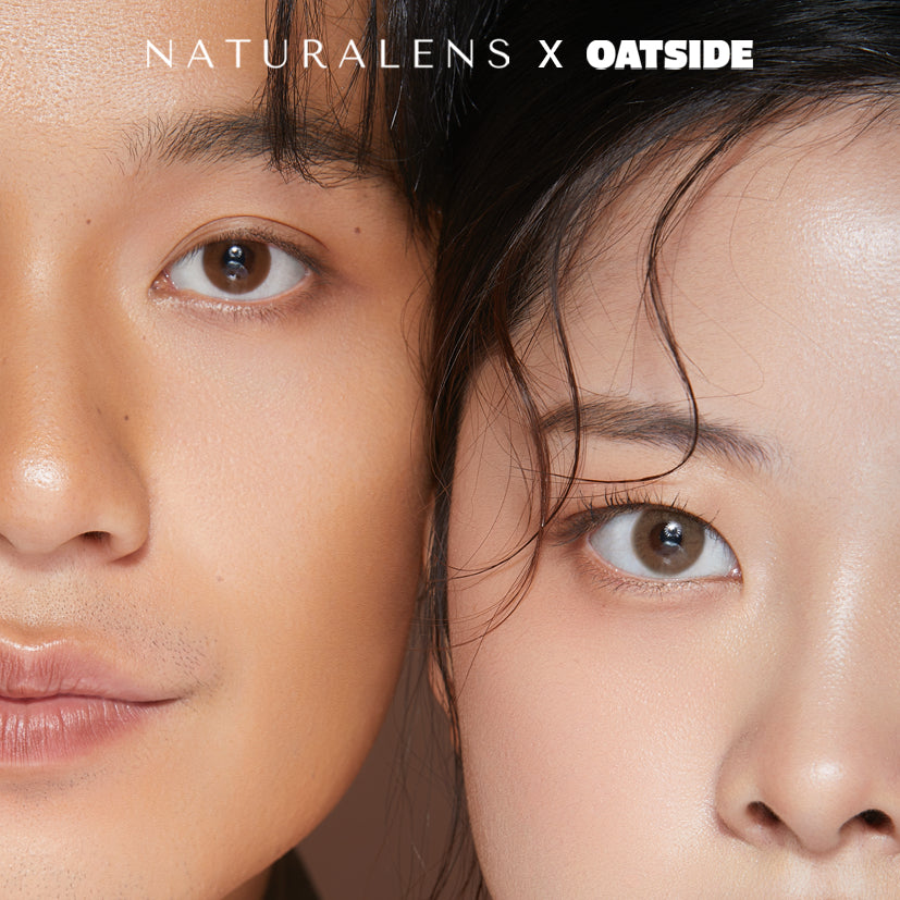 Naturalens x Oatside Coffee Softlens Biomoist (1PC/SEBELAH) Contact Lens (0 sd -10)