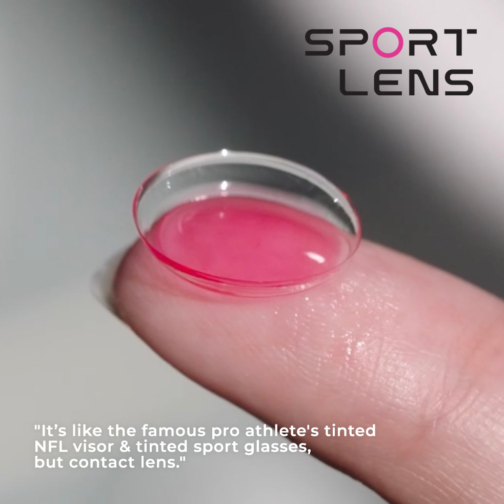 [NEW UPGRADED VERSION] Sportlens Magenta Tinted+ Technology Contact Lens with Biomoist (1PC/SEBELAH) / Softlens Khusus Olahraga / Sport Soft Lens / Lensa Kontak / Soflen / Softlen / Lensa mata/ Soflens normal minus / Softlense