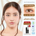 Naturalens Sunset Brown Softlens Biomoist (1PC/SEBELAH) Contact Lens (0 sd -10)
