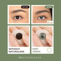 Naturalens Mint Green Monthly Softlens Biomoist (0 sd -10)