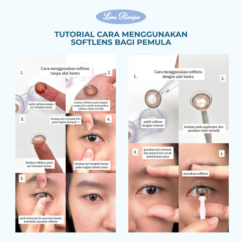 Lens Recipe by Naturalens Earl Grey Macaron Softlens Made in Korea with MPC (1PC/SEBELAH) Contact Lens (-0 sd -6.50)