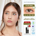 Naturalens Olive Ring Softlens Biomoist (1PC/ SEBELAH) Contact Lens (0 sd -10)