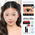 Naturalens Black Ring Softlens Biomoist (1PC/SEBELAH) Contact Lens (0 sd -10)