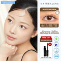 Naturalens Ruby Brown Monthly Softlens BioMoist (1PC/SEBELAH) Contact Lens (0 sd -10)
